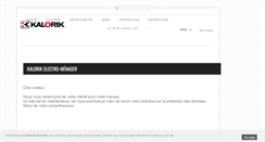 Desktop Screenshot of kalorikshop.be